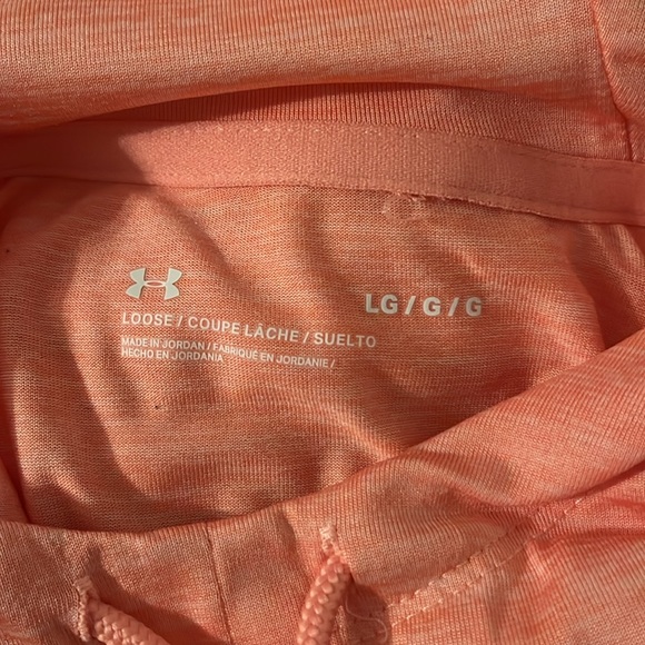 Pink under armor thin hoodie - Picture 8 of 8